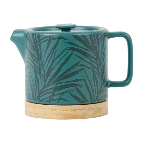 Zaļganzila keramikas tējkanna 675 ml Tropic'Art – Sema