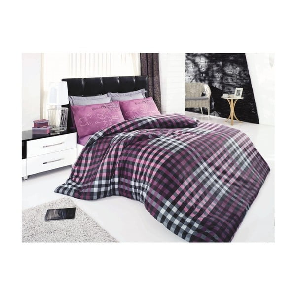 Violeta divvietīga gultasveļa Piazza, 200 x 220 cm