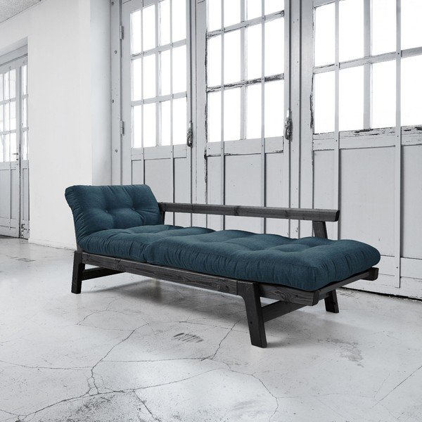 Dīvāns gulta Karup Step Black/Deep Blue-image-2