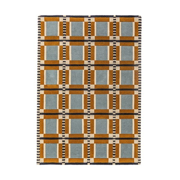Ar rokām darināts vilnas paklājs 140x200 cm Quadro Wool – Flair Rugs