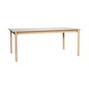 Ozola masīvkoka ēdamgalds 107x190 cm Oblique – Hübsch