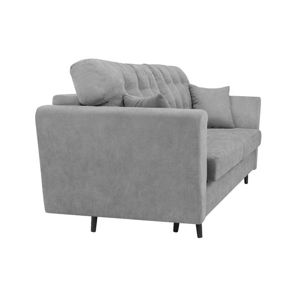 Pelēks trīsvietīgs dīvāns ar glabāšanas vietu Cosmopolitan Design Lyon-image-3