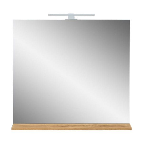 Sienas spogulis ar gaismu/ar plauktu 15x75 cm Menen – Germania