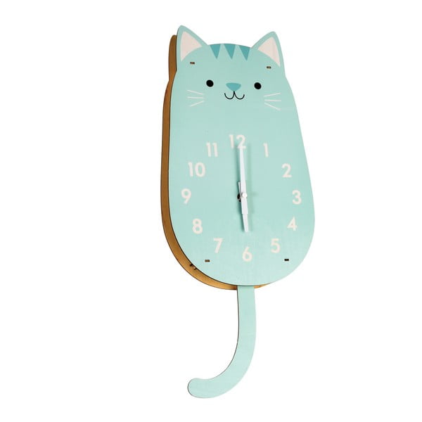 Koka pulkstenis Rex London Cookie kaķis