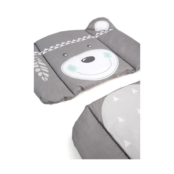 Pelēks bērnu pusdienu krēsliņa spilvens Indibär – Roba-image-2