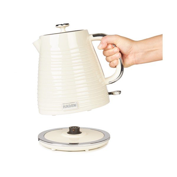 Krēmkrāsas plastmasas elektriskā tējkanna 1,7 l Devon – Haden-image-3