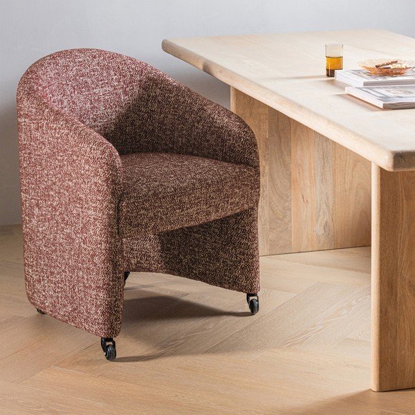 Terakotas oranžs polsterēts biroja krēsls Cordo – WOOOD-image-1