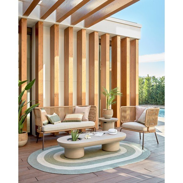 Dārza betona žurnālgaldiņš Kave Home Taimi, 140 x 60 cm-image-3