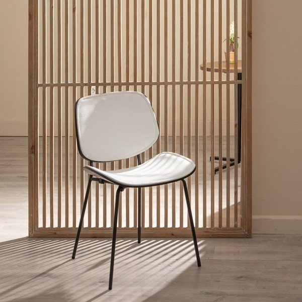 Balti pusdienu krēsli (2 gab.) Elio – Ixia-image-1