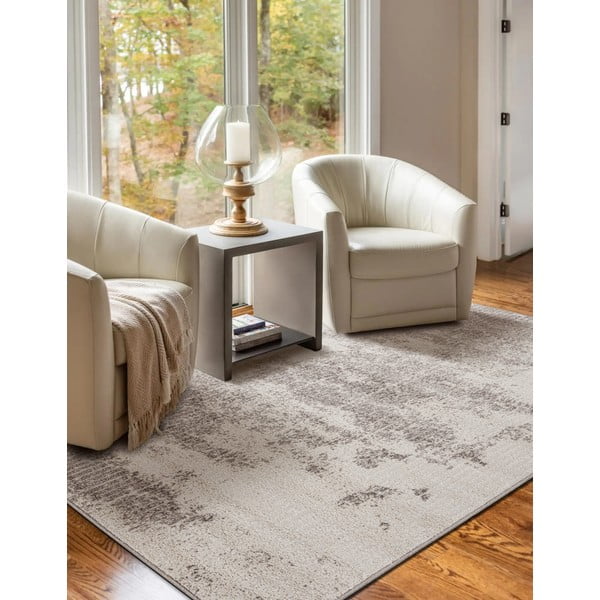 Pelēks/krēmkrāsas paklājs 80x160 cm Lori – FD-image-1