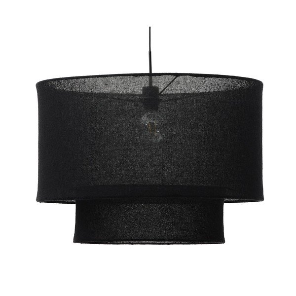 Melns abažūrs ø 60 cm Mariela – Kave Home