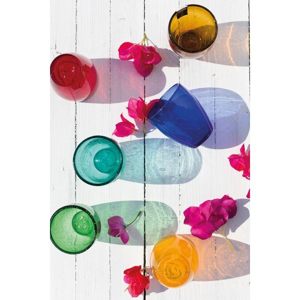 6 krāsainu glāžu komplekts VDE Tivoli 1996 Rainbow, 280 ml-image-1