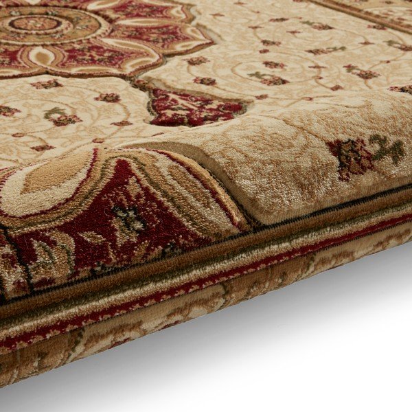 Sarkans/bēšs celiņa paklājs 67x240 cm Heritage – Think Rugs-image-4