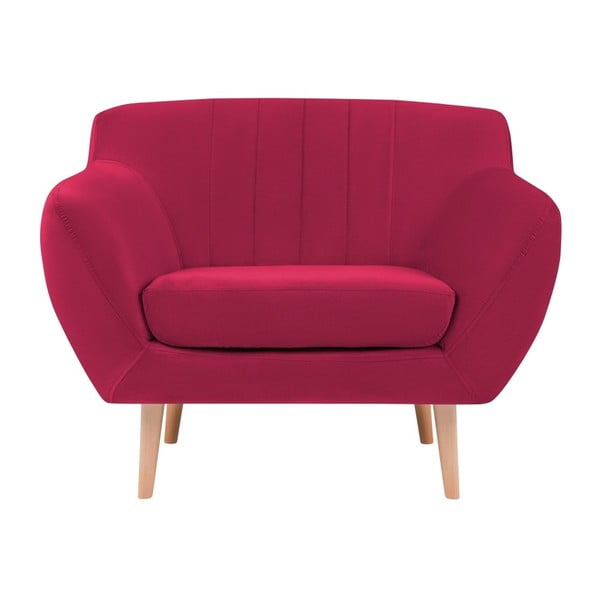 Tumši rozā samta krēsls Mazzini Sofas Sardaigne