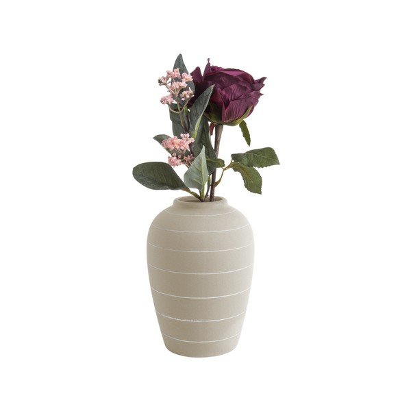 Krēmīgi balta keramikas vāze PT LIVING Terra, ⌀ 13 cm-image-1