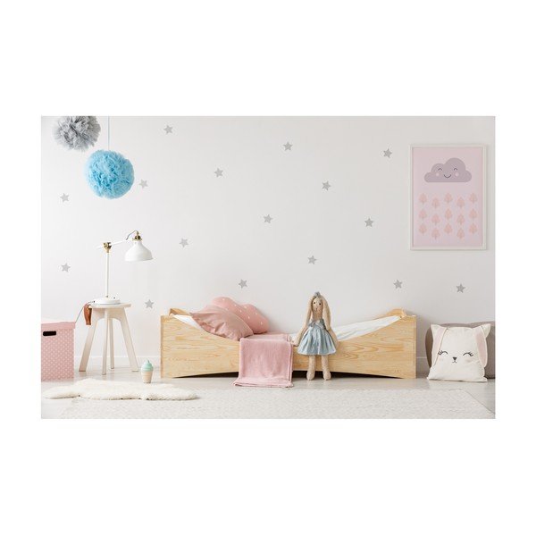 Bērnu gulta no priedes koka Adeko Mila BOX 3, 80 x 180 cm-image-2