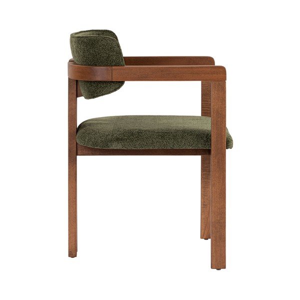 Tumši zaļš ēdamistabas krēsls ar roku balstiem Toscana – Kalune Design-image-3