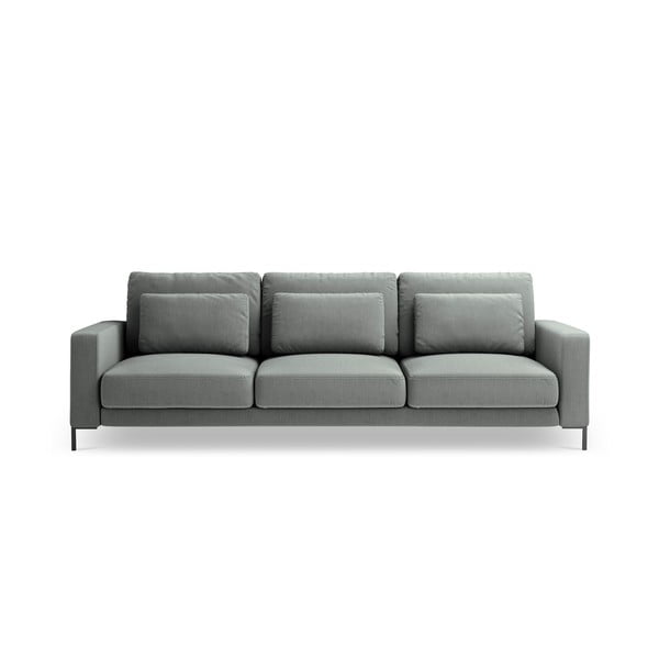 Pelēks trīsvietīgs dīvāns Interieurs 86 Seine, 220 cm