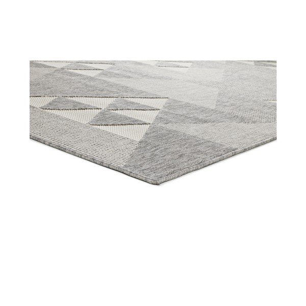 Pelēks āra paklājs Universal Clhoe Triangles, 80 x 150 cm-image-1