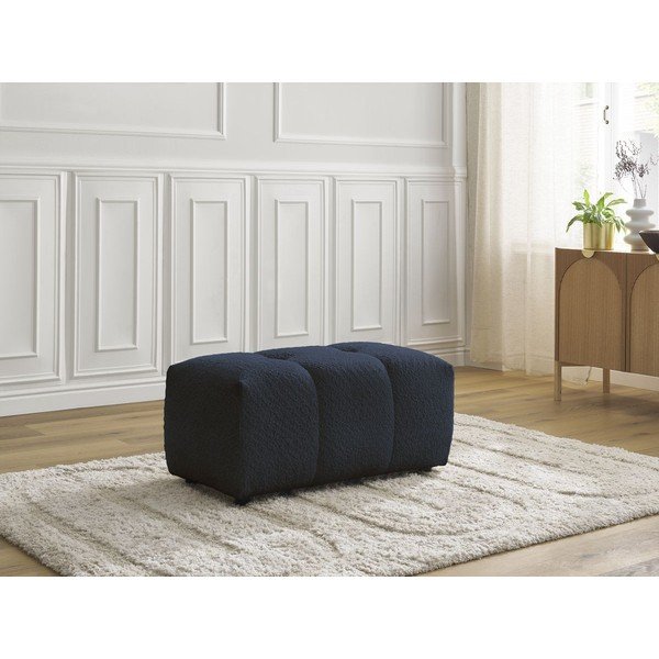 Zils kāju soliņš no buklē auduma Roxelane – Bobochic Paris-image-1