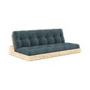 Zils velveta izvelkamais dīvāns 196 cm Base – Karup Design