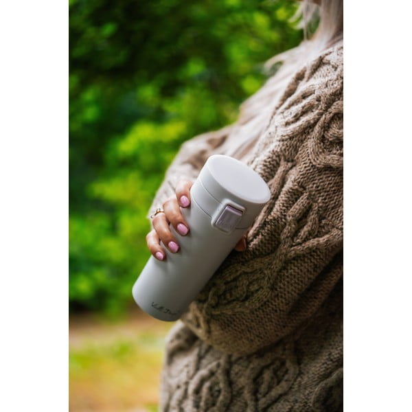 Balta ceļojumu termo krūze Vialli Design Fuori, 400 ml-image-4