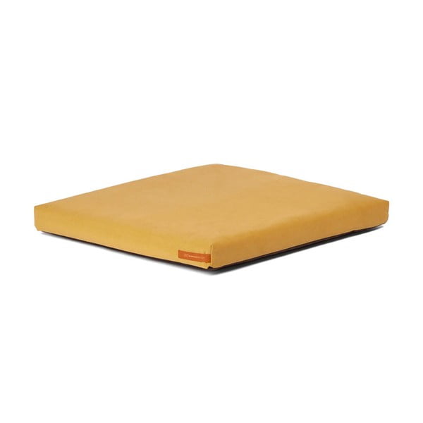 Dzeltens matracis suņiem no eko ādas 90x110 cm SoftPET Eco XXL – Rexproduct