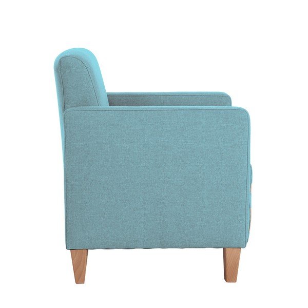 Tirkīza krāsas krēsls Max Winzer Milla Aqua-image-1