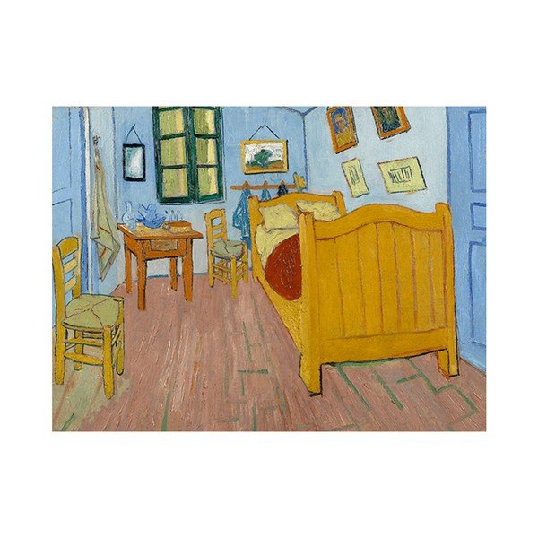 Vincents van Gogs - Guļamistaba, 60x45 cm