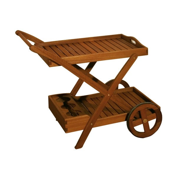 Eikalipta masīvkoka dārza servēšanas galdiņš 54x88 cm Toledo – Garden Pleasure-image-1