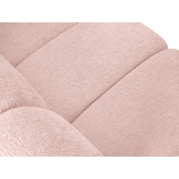 Rozā modulārais dīvāns (ar labo stūri) Lupine – Micadoni Home-image-1