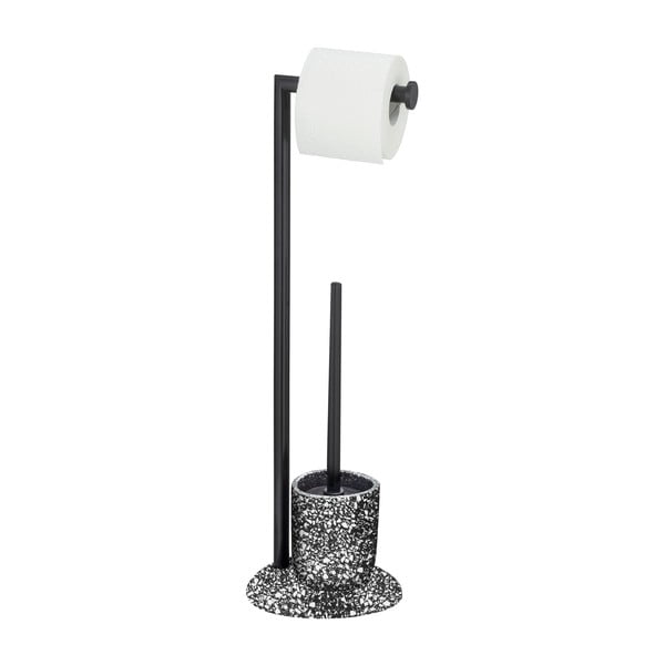 Melns tualetes statīvs Wenko Terrazzo-image-1