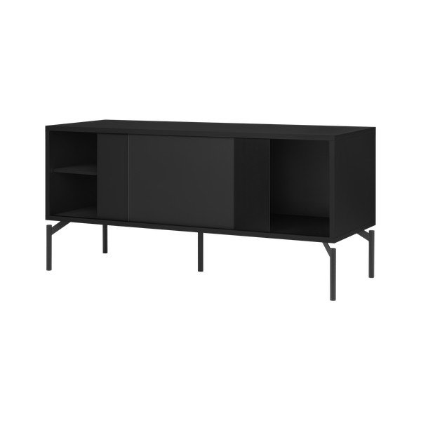 Melns TV galdiņš 116x55x42 cm Met Mini – noo.ma