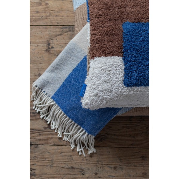 Gaiši violets/bēšs pleds 125x190 cm Brick – Mette Ditmer Denmark-image-2