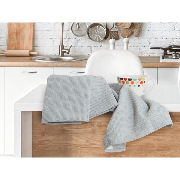 Kokvilnas trauku dvieļi (3 gab.) 40x60 cm Wafle – B.E.S.-image-2