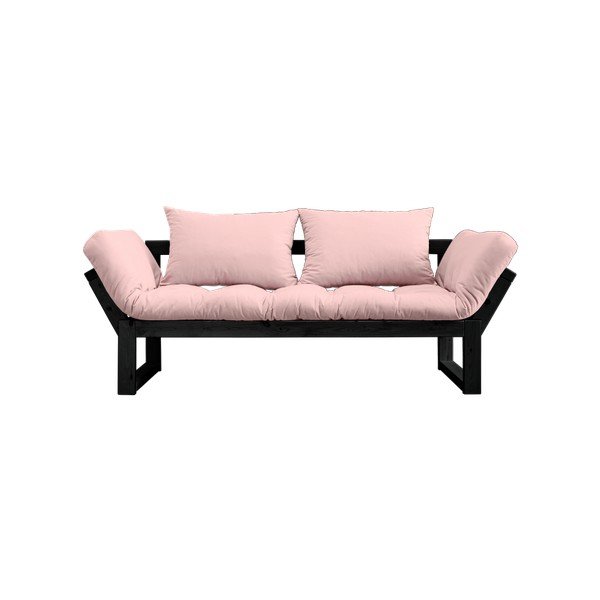 Maināms dīvāns Karup Edge Black/Pink Peonie-image-2