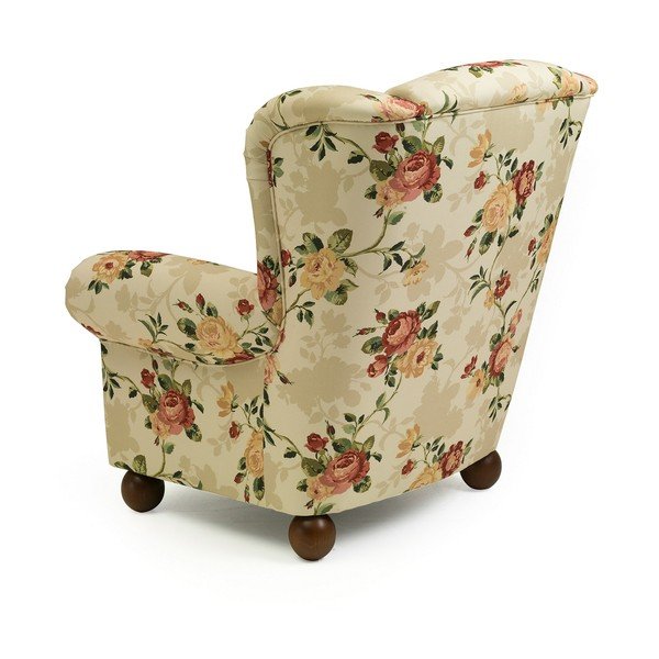 Bēšs ziedošs earl krēsls Max Winzer Monarch Chenille-image-4