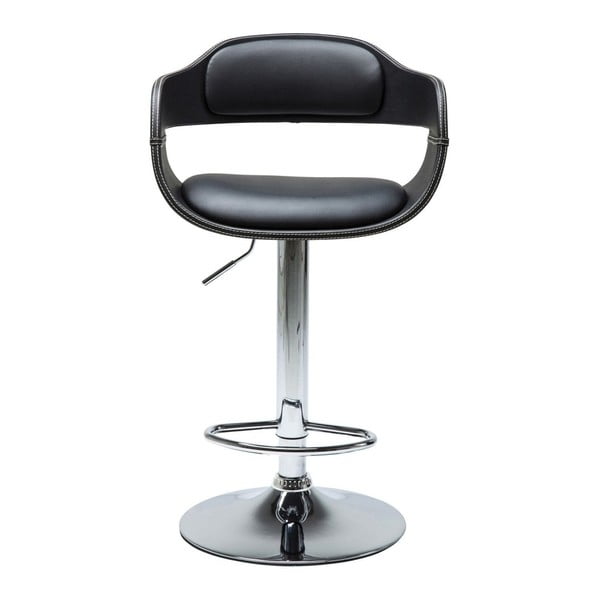 Melns bāra krēsls Kare Design Costa