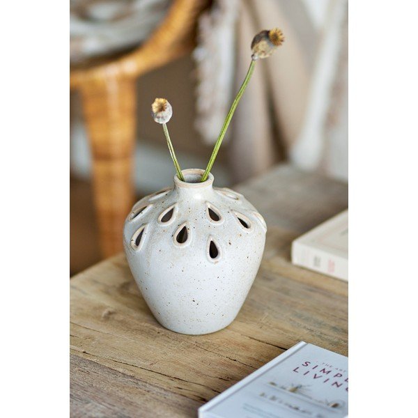 Bēša māla vāze (augstums 15 cm) Minel – Bloomingville-image-1