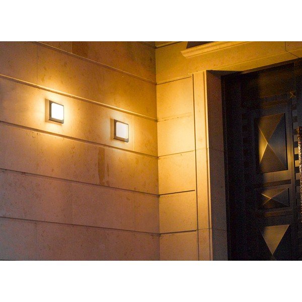 LED sienas āra gaismeklis (augstums 14 cm) Hondo – Trio-image-1