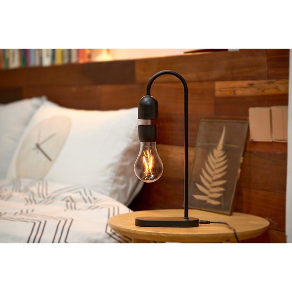 Melna galda lampa (augstums 36,5 cm) Evaro – Gingko-image-2