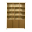 Sinepju dzeltena metāla vitrīna 140x200x44 cm Exhibit – WOOOD