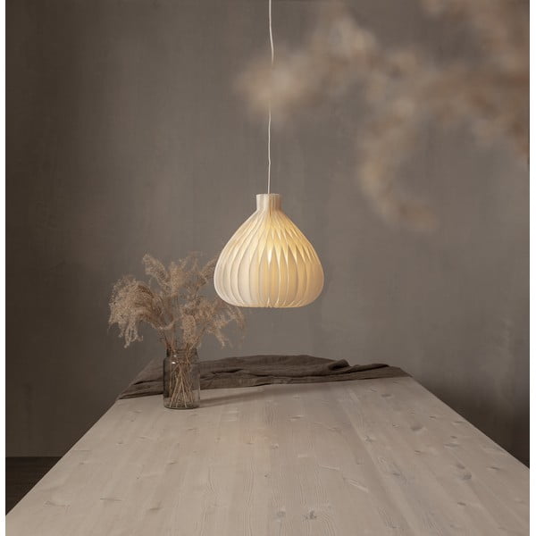 Krēmkrāsas abažūrs ø 28 cm Honeycomb – Star Trading-image-1