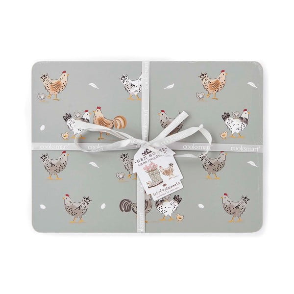 Korķa galda paliktņi (4 gab.) 21x29 cm Hen House – Cooksmart ®