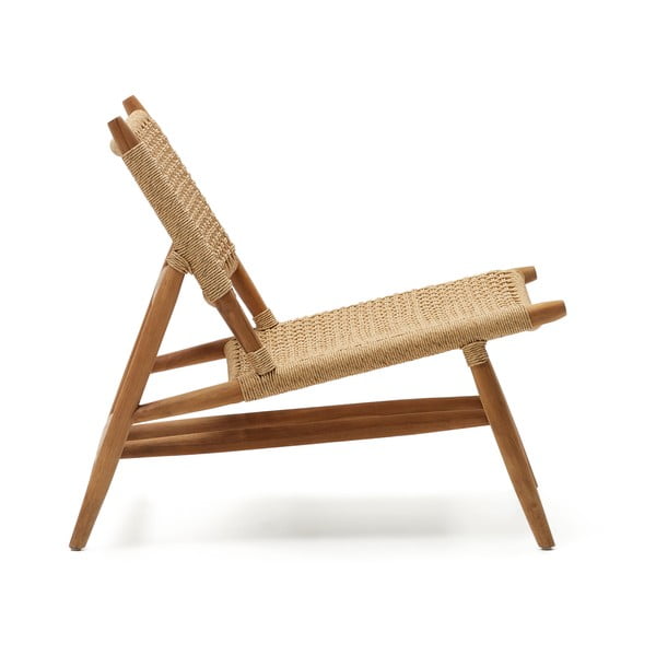 Koka dārza krēsls dabīgā tonī Codolar – Kave Home-image-2
