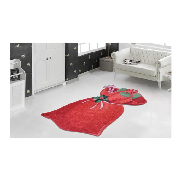 Sarkanais paklājs Vitaus Ziemassvētku maisiņš, 80 x 120 cm