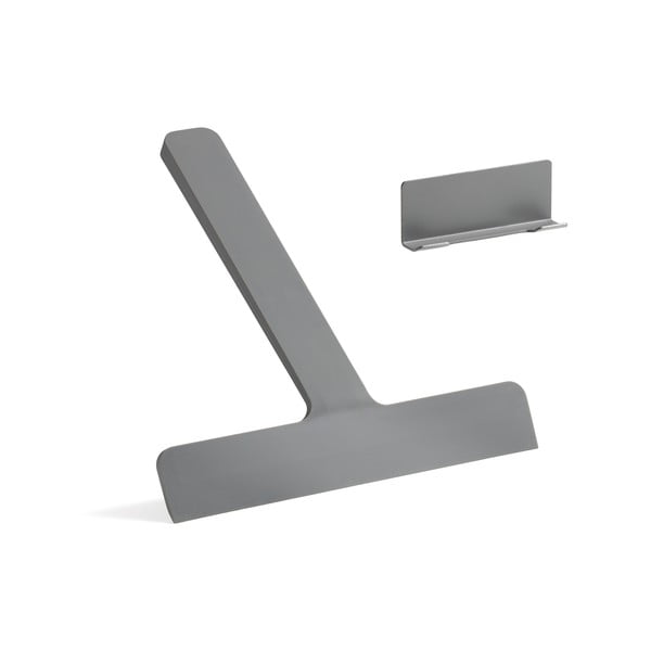 Pelēka logu birste ar turētāju 22 cm Ume – Zone