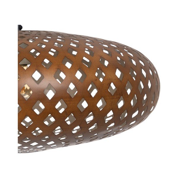 Zelta krāsas piekaramā lampa ar metāla abažūru ø 56 cm – Ixia-image-2