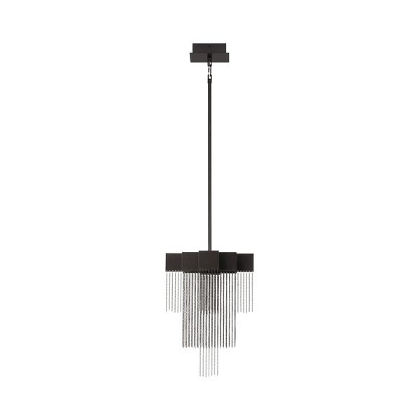 Matēti melna tērauda LED piekaramā lampa ar regulējamu spilgtumu Revια – Nova Luce