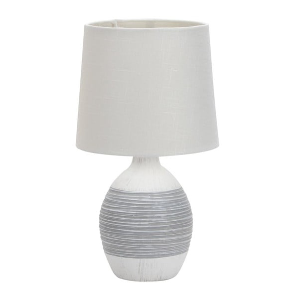 Gaiši pelēka galda lampa ar auduma abažūru (augstums 35 cm) Ambon – Candellux Lighting